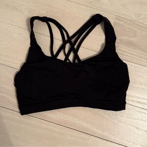 Lululemon black sports bra
